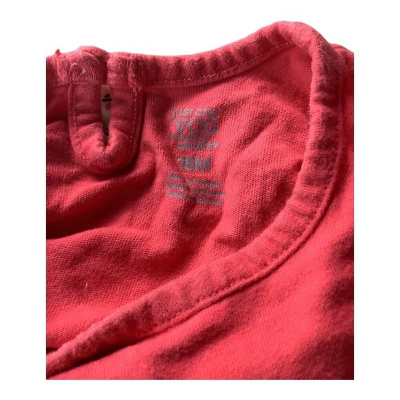 Carter's Outfit 2 pc Baby Girl 18M Ruffled Top & Floral Leggings Multicolor - Picture 5 of 9